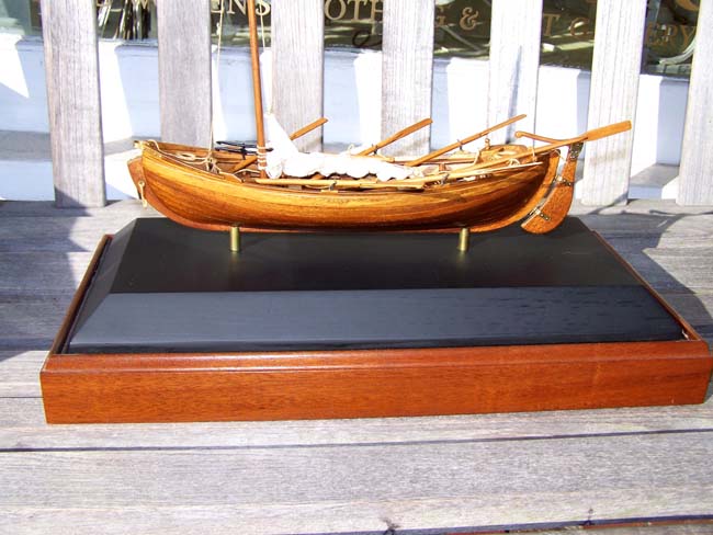 A highly detailed scale model of a 19th century whaleboat — image 2